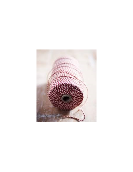 Rolladetouw Rood-Wit 80 meter