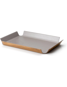 Dienblad, taupe metallic 45x34 cm
