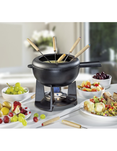 Spring Fondue Mat Zwart 2,0 L