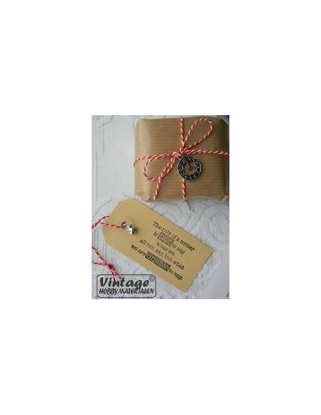 Rolladetouw Rood-Wit 80 meter