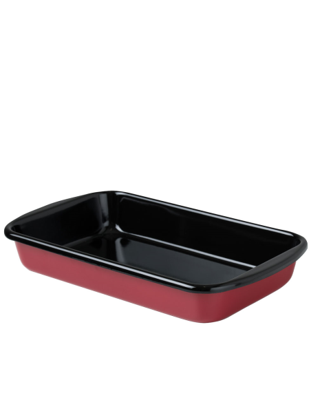 RIESS Ovenschaal emaille 38x22cm rood