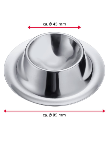 APS Eierdop RVS 18-0 stapelbaar