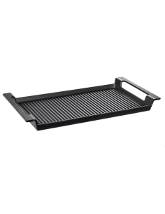 SUS Grillplaat gietijzer 44 x 24 cm zwart