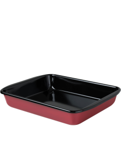 RIESS Braadslede 33x42 cm rood emaille