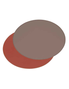 Placemat Ovaal 45 x 34 cm antraciet/bordeaux