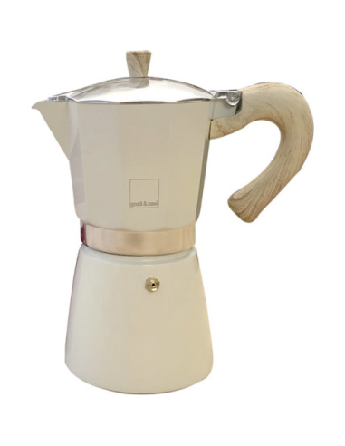Venezia Mokka espressomaker 6-kops crème
