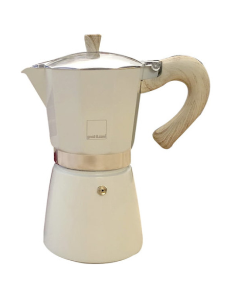 Venezia Mokka espressomaker 6-kops crème