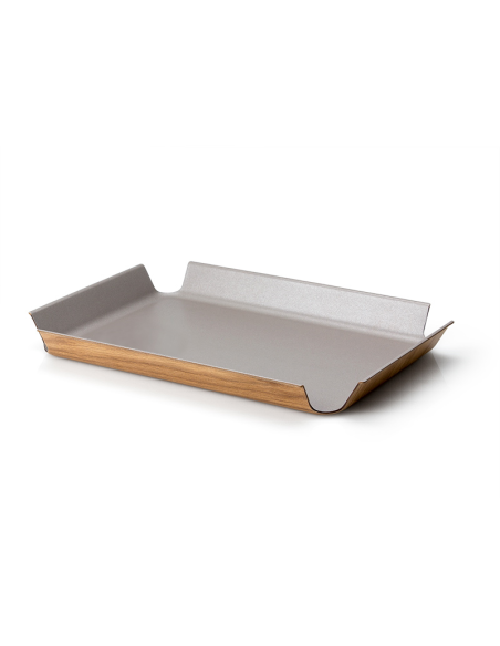 Dienblad, taupe metallic 41x29,5 cm