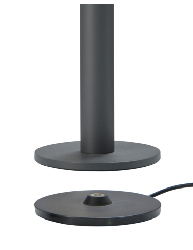 TUBO Twin staande lamp Antraciet