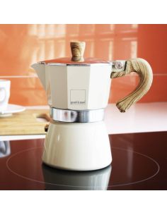 Venezia Mokka espressomaker 3-kops crème