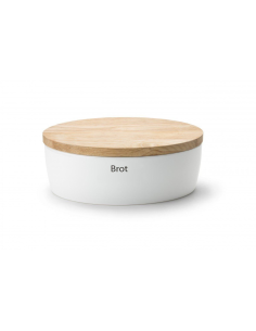 Broodpot Keramiek ovaal Wit