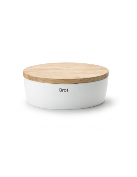 Broodpot Keramiek ovaal Wit