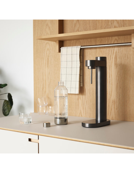 Stelton Brus Carbonator black
