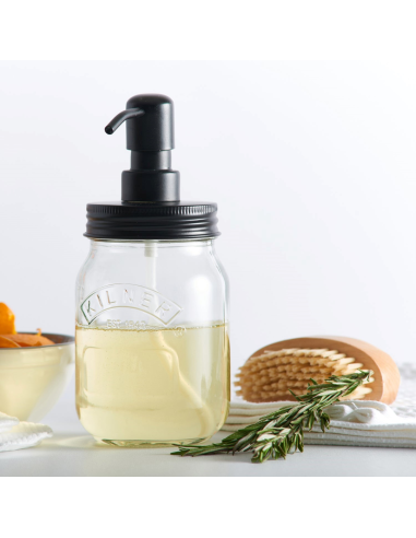 Kilner Zeeppomp zwart 0,5 L.