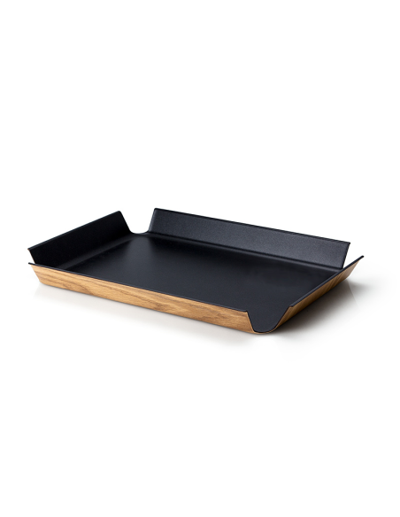 Dienblad, zwart metallic 45x34 cm