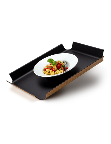 Dienblad, zwart metallic 45x34 cm