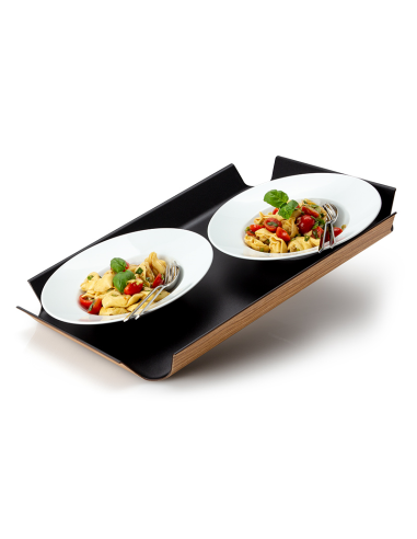 Dienblad, zwart metallic 45x34 cm