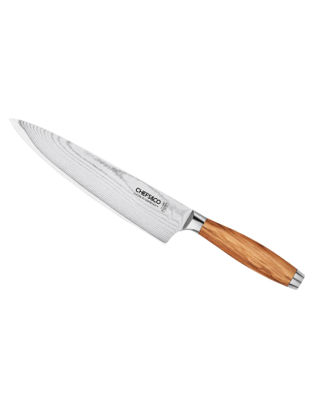 CHEFS&CO Damast-Koksmes 20 cm