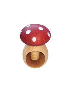 Notenkraker Paddenstoel Hout rd-w.