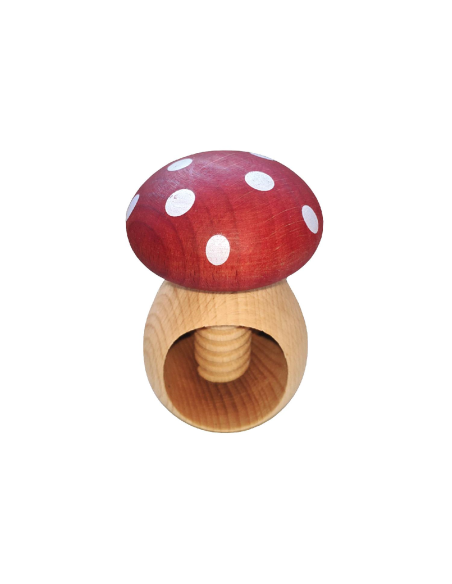 Notenkraker Paddenstoel Hout rd-w.