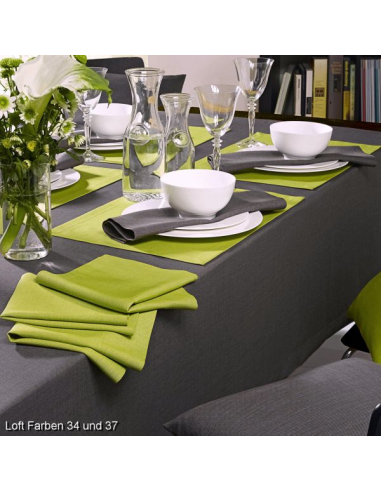 Loft Tafelloper 50x140 cm Limoen