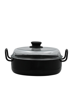 Riess Smoorpan 24 cm m.d. emaille