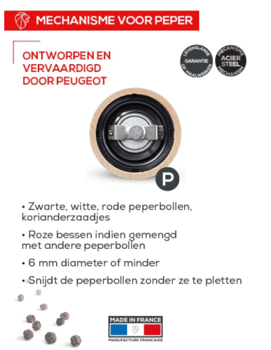 Pepermolen Paris Chef Carbon 22 cm