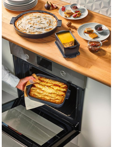 Peugeot ovenschaal Appolia 32x21cm Antraciet