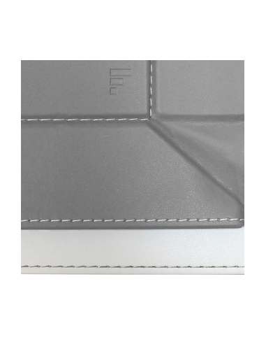 Dienblad 55 x 41 cm wit/grijs