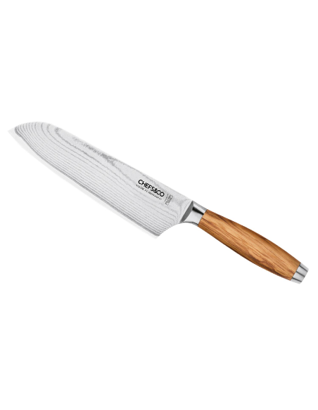 CHEFS&CO Damast-Santokumes 18 cm