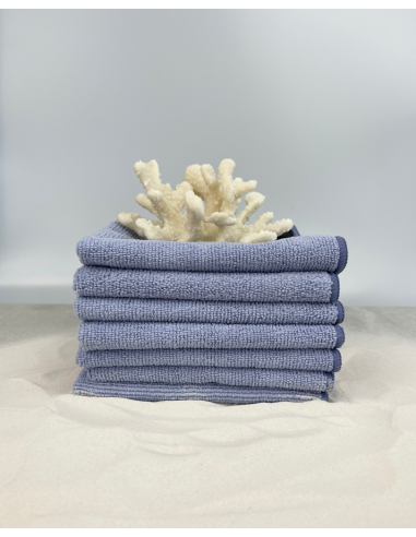 Set-7 Klud vaatdoekjes Dusty Blue