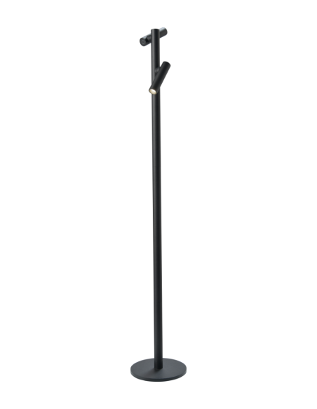 TUBO Twin staande lamp Zwart