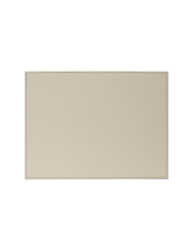 Placemat 40 x 30 cm olijf/ivoor