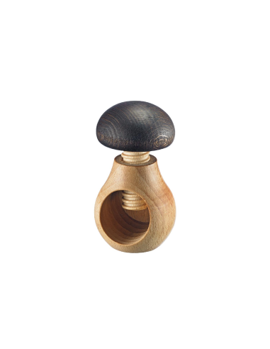 Notenkraker Paddenstoel Hout nat.