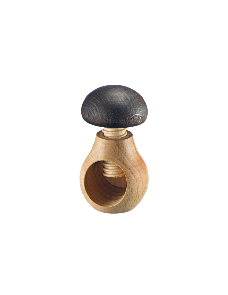 Notenkraker Paddenstoel Hout nat.
