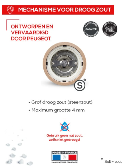Zoutmolen Paris Chef Koper 22 cm