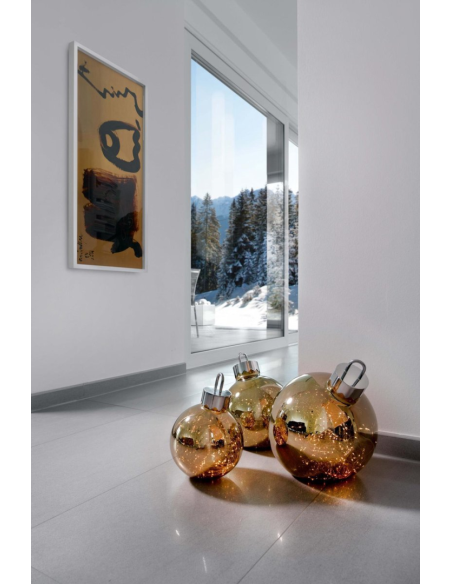 Led Ornament Kerstbal Gold 25 cm