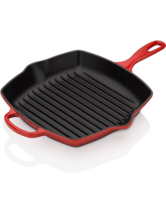 Grillpan Signature vierkant Kersenrood 26cm