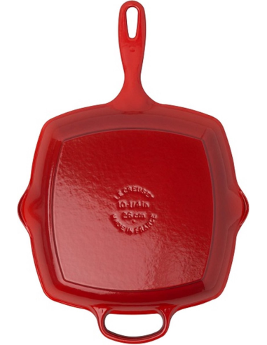 Grillpan Signature vierkant Kersenrood 26cm