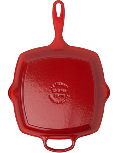 Grillpan Signature vierkant Kersenrood 26cm