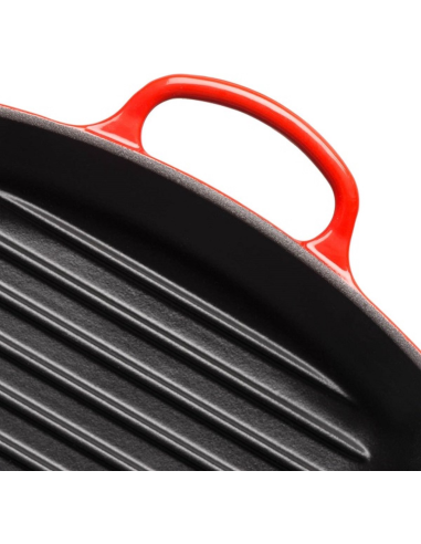 Grillpan Signature vierkant Kersenrood 26cm