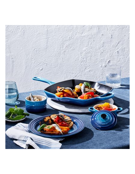 Grillpan Signature vierkant Azure 26cm