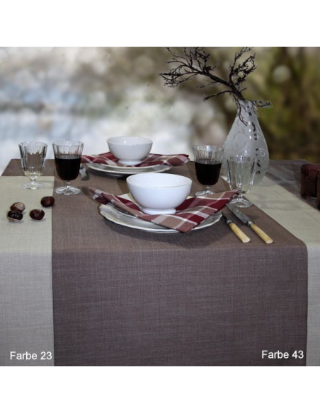 LOFT 170 Ø Tafelkleed, D.Taupe