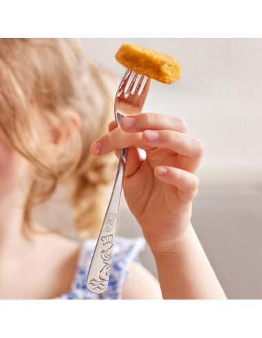 Kinderbestek vrolijke eendjes 4-delig