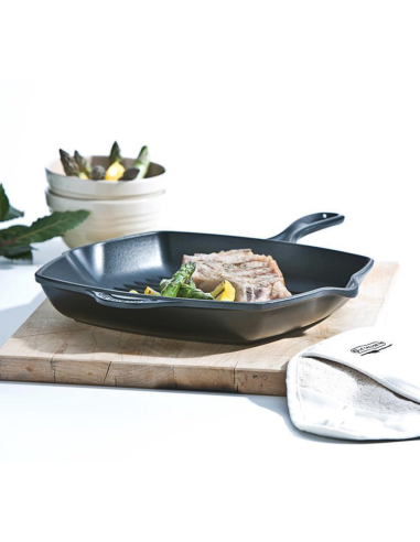 Grillpan Signature vierkant zwart 26cm