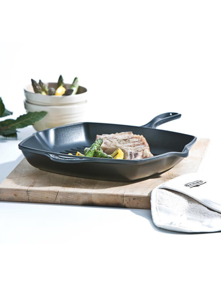 Grillpan Signature vierkant zwart 26cm