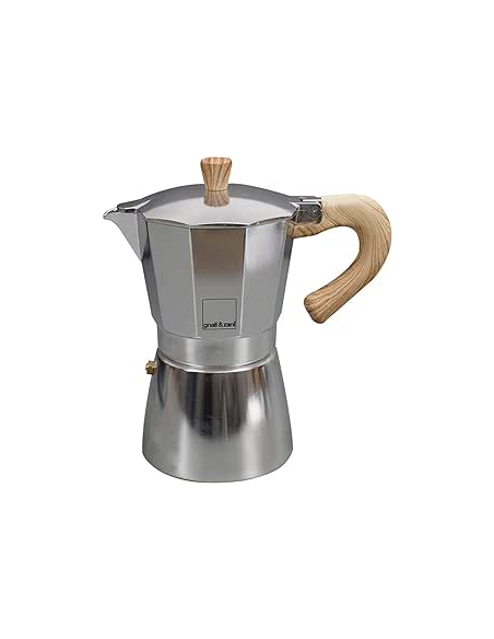 Venezia Mokka espressomaker 6-kops alu