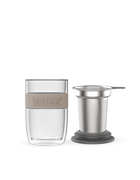 Boddls Theebeker met zeef 380ml.