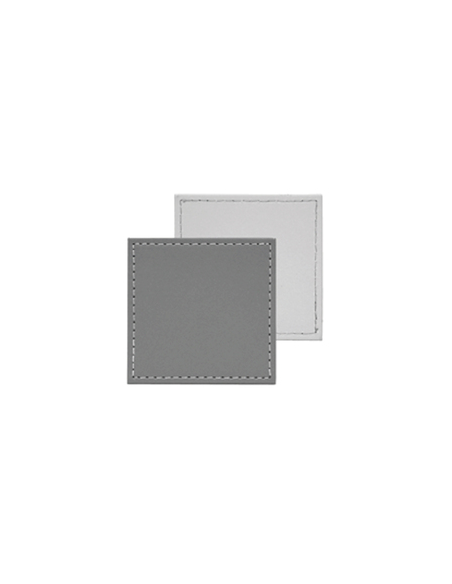 Set-4 onderzetter 10x10 cm wit/grijs