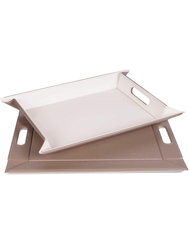 Dienblad 45 x 35 cm Oudroze/Stone